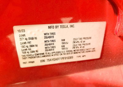 2023 Tesla Model Y, Front End damage, Copart lot 70510186, photo 13 of 13