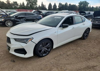 2021 Acura Tlx Tech A, пошкодження: Передня частина, Copart лот 66351316