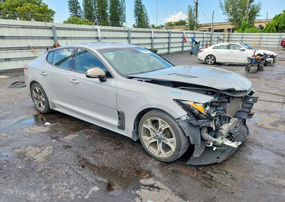 2021 Kia Stinger Gt-line, пошкодження: Передня частина, Copart лот 66064566, фото 4 з 12