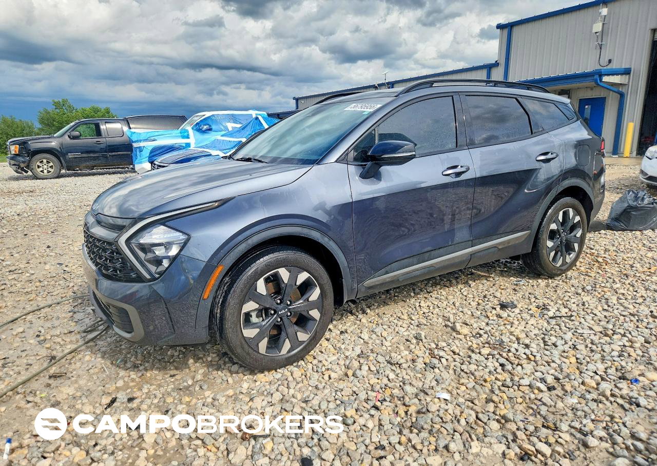 2023 Kia Sportage X Line, Vandalism damage, Copart lot 56795956