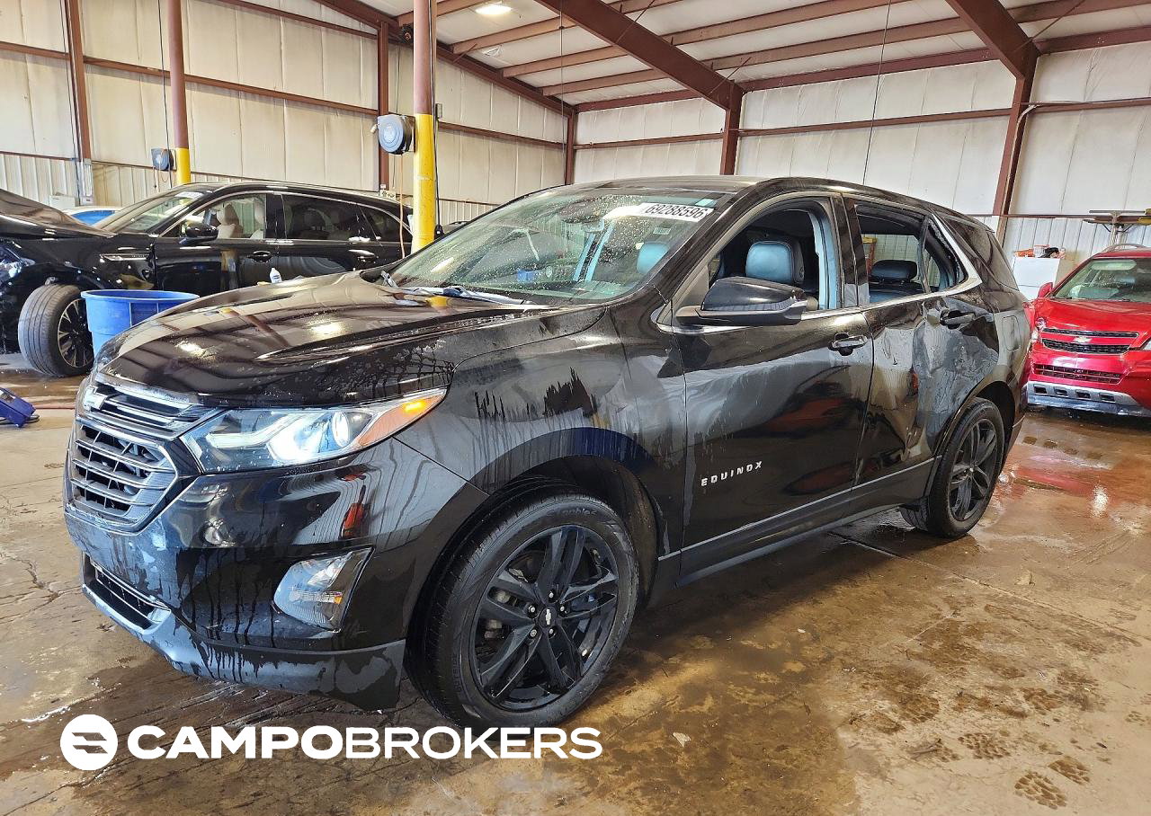2020 Chevrolet Equinox Lt, Side damage, Copart lot 69288596