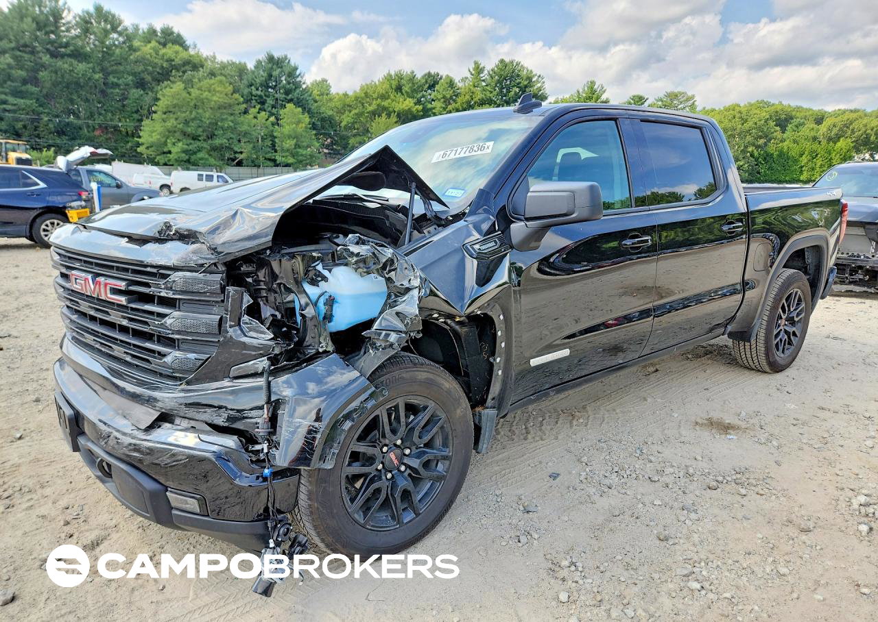 2026 Gmc Sierra K1500 Elevation-l, Front End damage, Copart lot 67177836