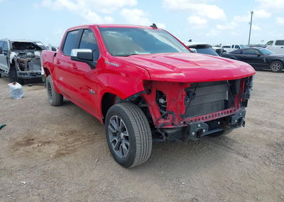 2021 Chevrolet Silverado 1500 2wd  Short Bed Lt, daño Front & Rear, Iaai lote 45787501