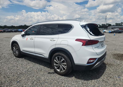 2019 Hyundai Santa Fe Sel Plus 2.4l, daño Inundación, Copart lote 64750246, foto 2 de 13