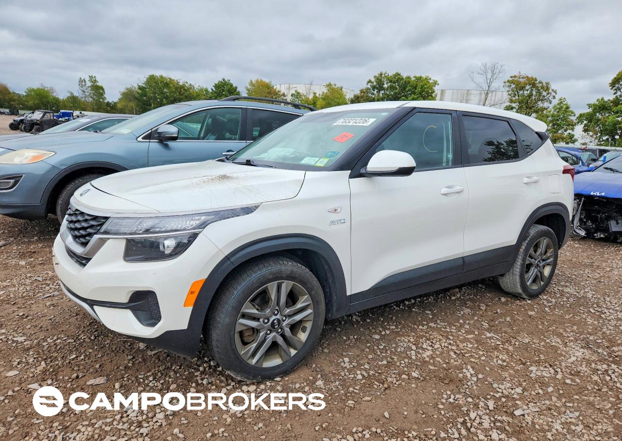 2021 Kia Seltos Lx, daño Lateral, Copart lote 70321226