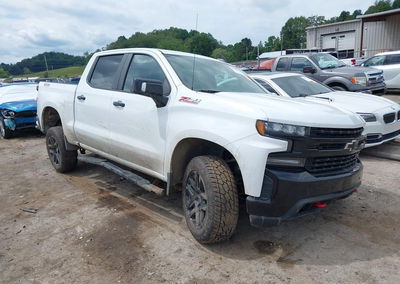 2021 Chevrolet Silverado 1500 4wd  Short Bed Lt Trail Boss, Left Front damage, Iaai lot 45922796