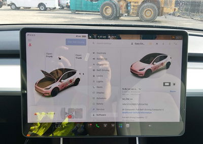 2020 Tesla Model Y Long Range Dual Motor All-wheel Drive, daño Frontal, Iaai lote 46077294, foto 18 de 20