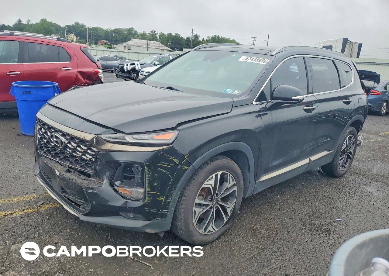 2019 Hyundai Santa Fe Limited 2.0t, uszkodzenie: Tył, Copart lot 67438906