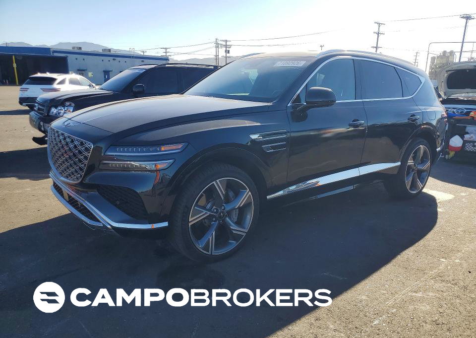 2025 Genesis Gv80 Prestige, Vandalism damage, Copart lot 71092926