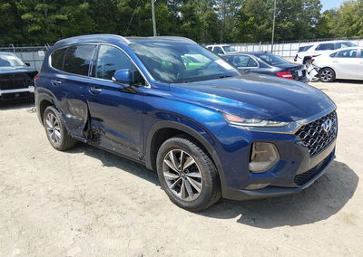 2020 Hyundai Santa Fe Limited, Right Side damage, Iaai lot 46010846