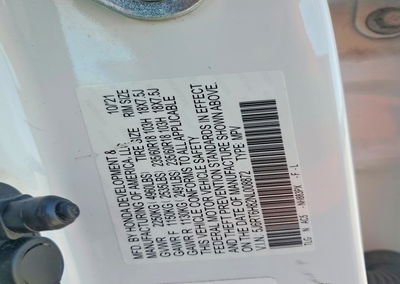 2022 Honda Cr-v Exl, Front End damage, Copart lot 69784826, photo 14 of 14