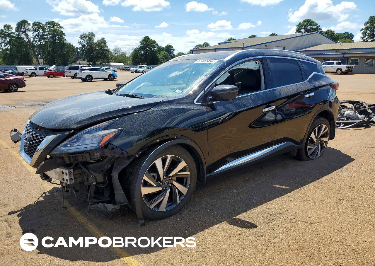 2023 Nissan Murano Sl, daño Frontal, Copart lote 67451496