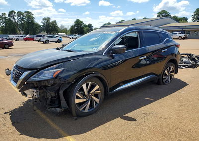 2023 Nissan Murano Sl, daño Frontal, Copart lote 67451496