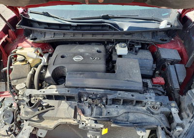 2019 Nissan Murano Platinum, Front End damage, Copart lot 65637376, photo 11 of 13