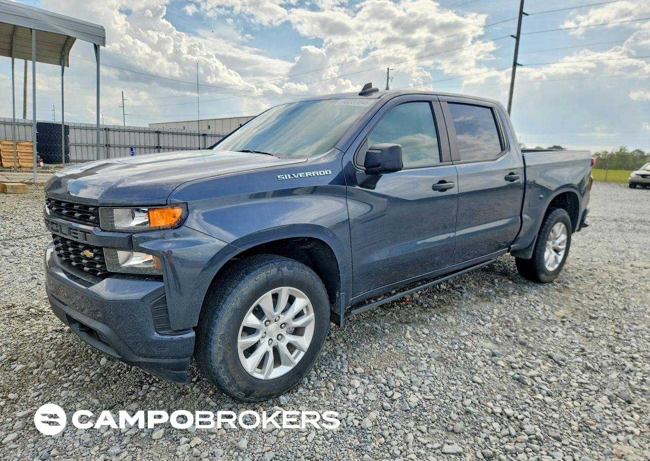 2022 Chevrolet Silverado Ltd K1500 Custom, Burn - Interior damage, Copart lot 48337046