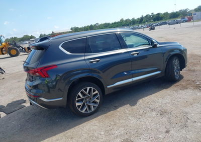 2023 Hyundai Santa Fe Calligraphy, Left Front damage, Iaai lot 45908795, photo 4 of 16