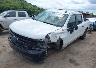 2021 Chevrolet Silverado 1500 4wd  Short Bed Lt Trail Boss, uszkodzenie: Lewy przód, Iaai lot 45922796, zdjęcie 2 z 19