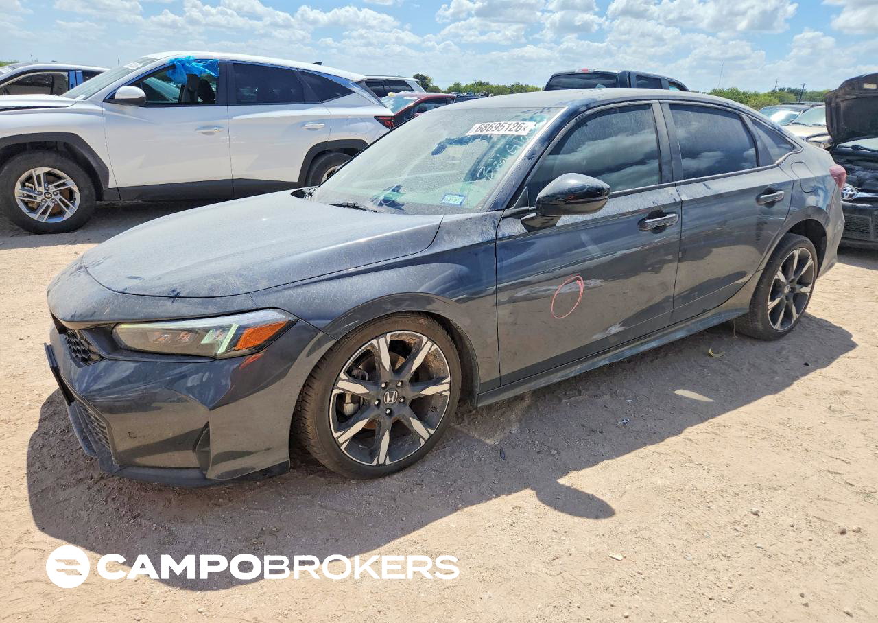 2025 Honda Civic Sport, daño Frontal, Copart lote 68695126
