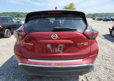 2019 Nissan Murano Platinum, Front End damage, Copart lot 65637376, photo 6 of 13