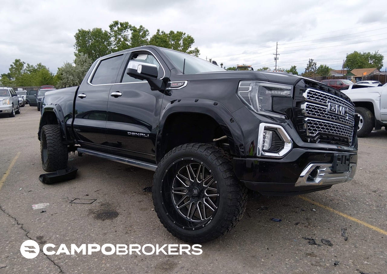 2019 Gmc Sierra 1500 Denali, Left Side damage, Iaai lot 45158244