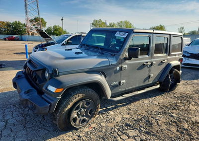 2021 Jeep Wrangler Unlimited Sport, Rear End damage, Copart lot 67633596