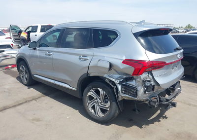2022 Hyundai Santa Fe Sel, Left Rear damage, Iaai lot 45993096, photo 3 of 17