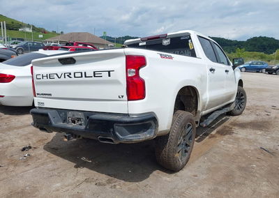 2021 Chevrolet Silverado 1500 4wd  Short Bed Lt Trail Boss, uszkodzenie: Lewy przód, Iaai lot 45922796, zdjęcie 4 z 19
