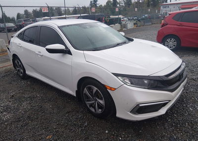 2020 Honda Civic Lx, daño Front & Rear, Iaai lote 45939249