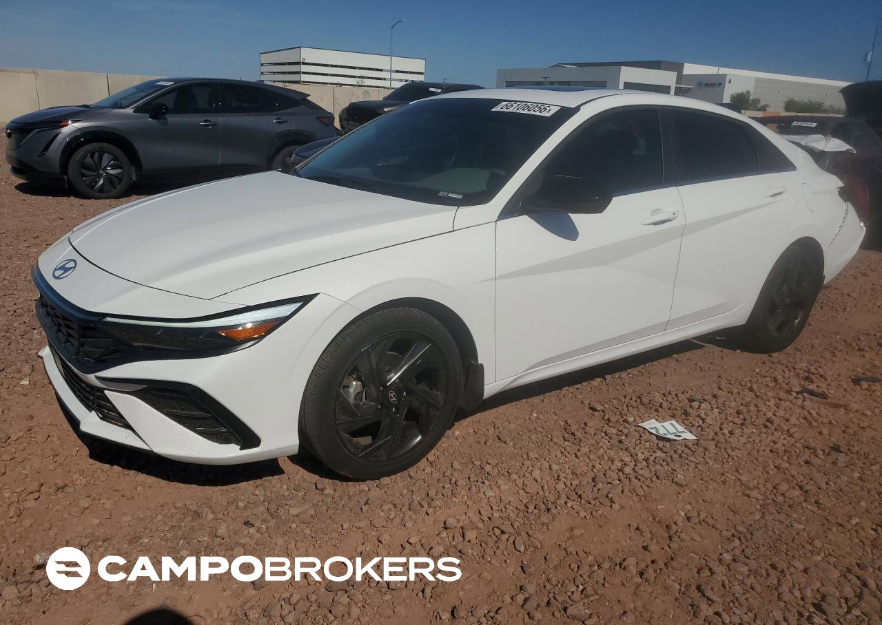 2026 Hyundai Elantra Sel Sport Premium, daño Trasero, Copart lote 66106056