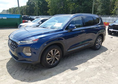 2020 Hyundai Santa Fe Limited, пошкодження: Правий бік, Iaai лот 46010846, фото 2 з 17