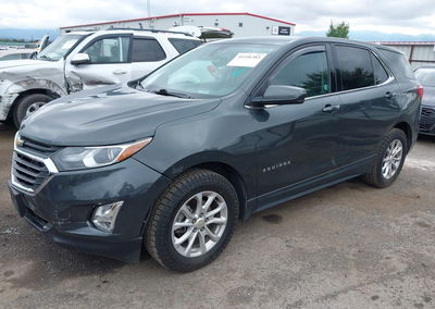 2020 Chevrolet Equinox Awd Lt 1.5l Turbo, Right Side damage, Iaai lot 46106385, photo 2 of 16