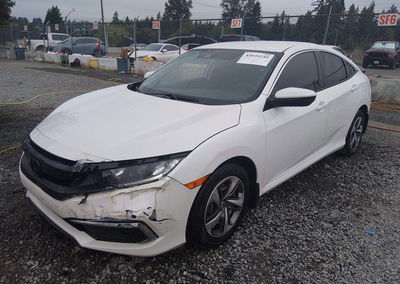 2020 Honda Civic Lx, uszkodzenie: Front & Rear, Iaai lot 45939249, zdjęcie 2 z 18