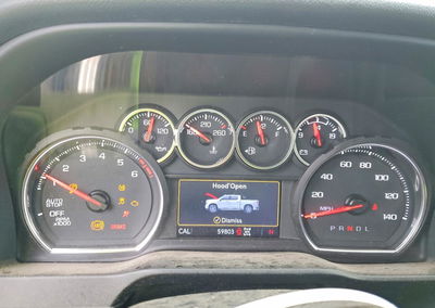 2021 Chevrolet Silverado K1500 Lt, daño Frontal, Copart lote 52262536, foto 9 de 12