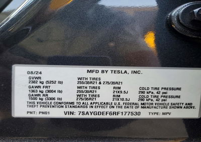 2024 Tesla Model Y, daño Frontal, Copart lote 63439996, foto 13 de 13