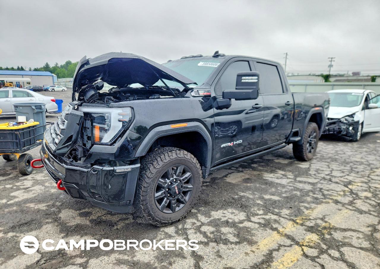 2025 Gmc Sierra K2500 At4, Front End damage, Copart lot 59858606