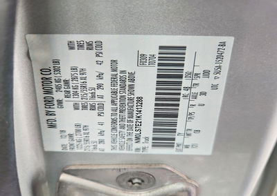 2019 Ford Transit Connect Xl, uszkodzenie: Drobne wgniecenia/zarysowania, Copart lot 69955096, zdjęcie 12 z 12