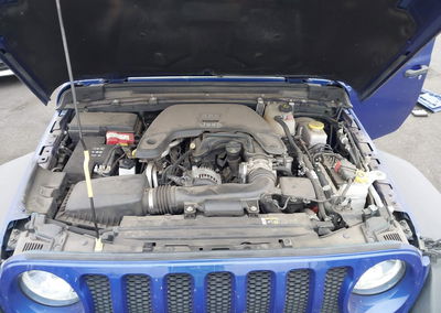 2019 Jeep Wrangler Unlimited Sport S 4x4, Rear damage, Iaai lot 45462346, photo 10 of 20