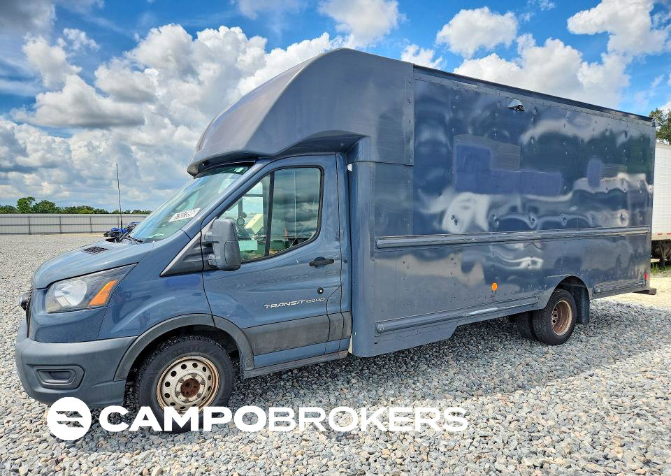 2021 Ford Transit T-350 Hd Delivery Truck, пошкодження: Бік, Copart лот 67937996