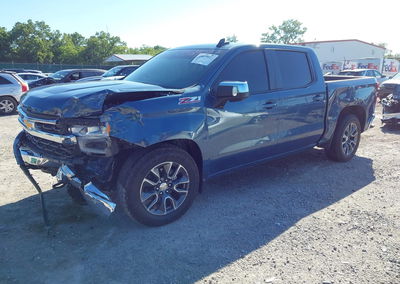 2024 Chevrolet Silverado 1500 4wd  Short Bed Lt, uszkodzenie: Przód, Iaai lot 45619022, zdjęcie 2 z 17