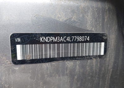 2020 Kia Sportage Lx, daño Theft, Iaai lote 45547891, foto 9 de 15