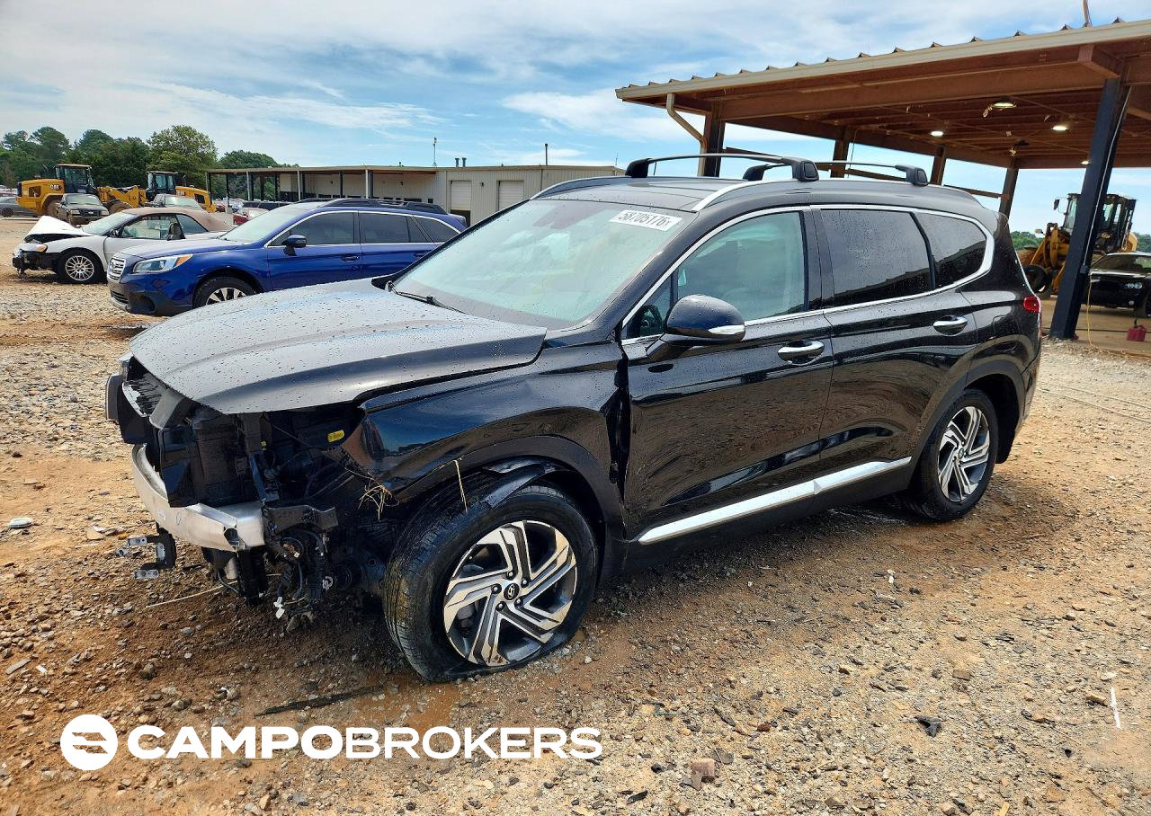 2022 Hyundai Santa Fe Sel, Front End damage, Copart lot 58705176
