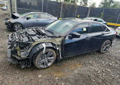 2021 Acura Tlx Tech A, пошкодження: Передня частина, Copart лот 61845046