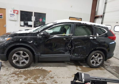 2019 Honda Cr-v Ex-l, Left Side damage, Iaai lot 43889800, photo 14 of 16