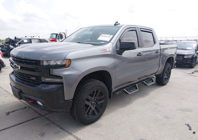 2021 Chevrolet Silverado 1500 4wd  Short Bed Lt Trail Boss, Flood damage, Iaai lot 45805191, photo 2 of 11