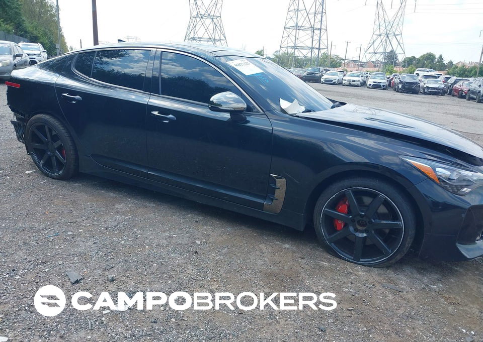 2019 Kia Stinger Gt1, Front End damage, Iaai lot 46027425