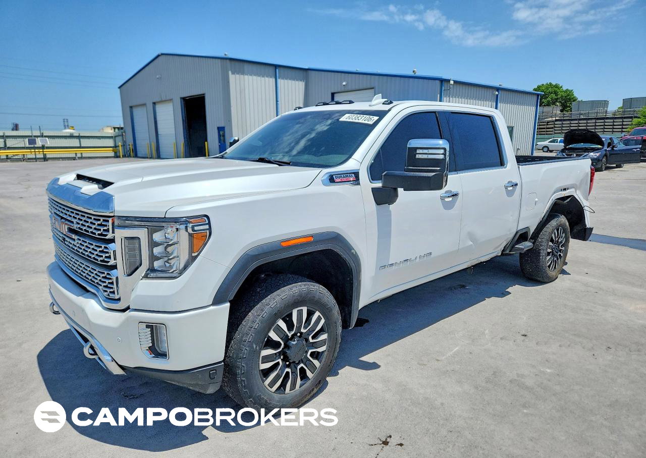 2022 Gmc Sierra K2500 Denali, пошкодження: Бік, Copart лот 60383106