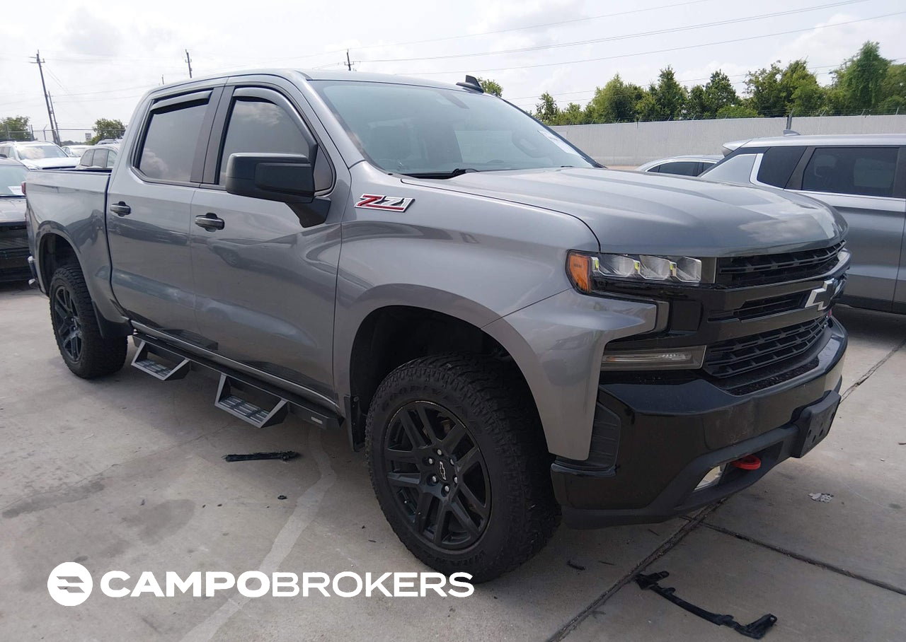 2021 Chevrolet Silverado 1500 4wd  Short Bed Lt Trail Boss, Flood damage, Iaai lot 45805191