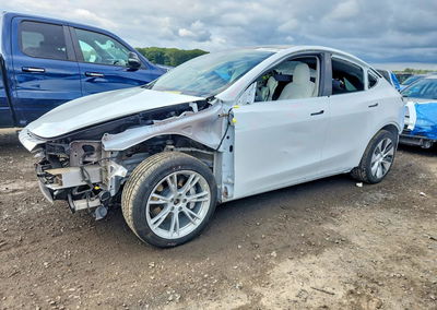 2022 Tesla Model Y, daño Frontal, Copart lote 67335176