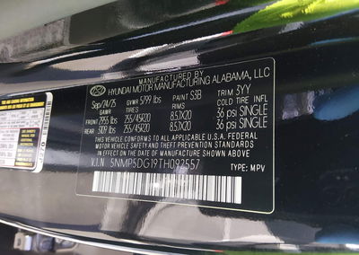 2026 Hyundai Santa Fe Calligraphy, daño Trasero, Iaai lote 45975273, foto 9 de 18