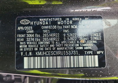 2024 Genesis Gv80 3.5t, пошкодження: Задня частина, Copart лот 67149836, фото 13 з 13